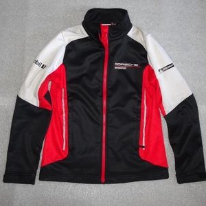 PORSCHE MOTOSPORT SOFT SHELL WIND BREAKER MEN S JACKET SIZE XL